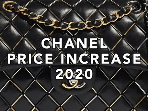 chanel price increase 2020 usa|chanel silver price increase.